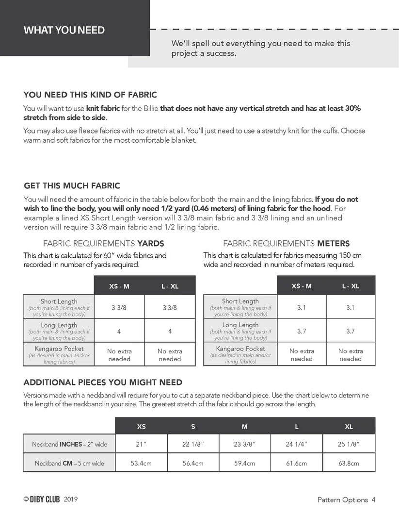 Billie Wearable Blanket - Free Pattern