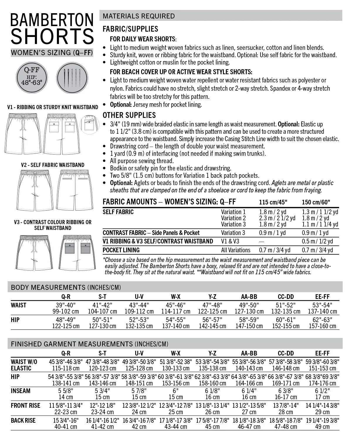 Bamberton Shorts (Curve Fit)